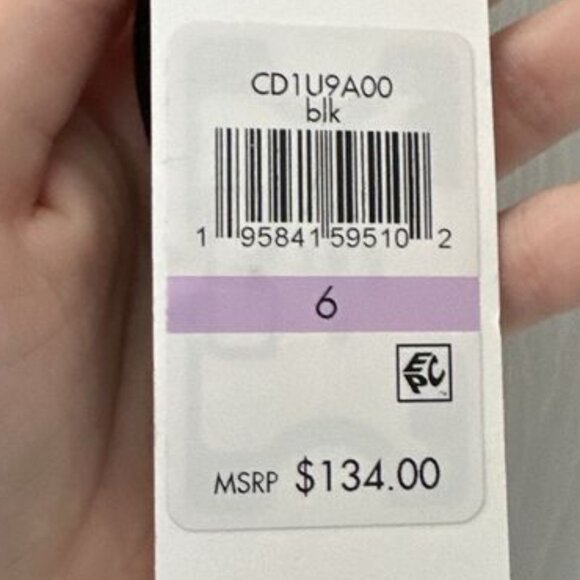 NEW WITH TAGS**CALVIN KLEIN**SUPER SOFT **BLACK*SHEATH DRESS*SIZE 6 - Picture 2 of 12